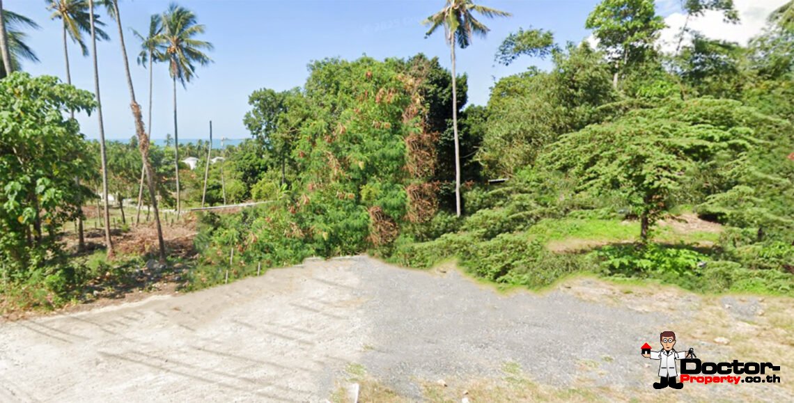 1308 sqm of Sea View Land in Bo Phut, Koh Samui – For Sale